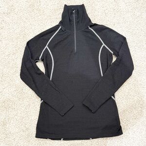 Ulvang  Wool High Neck zipped Sweater - Medium Black